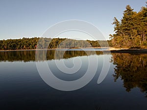 Walden Pond and Walden Pond State Reservation, Concord, Massachusetts, USA