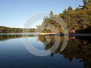 Walden Pond and Walden Pond State Reservation, Concord, Massachusetts, USA