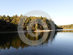 Walden Pond and Walden Pond State Reservation, Concord, Massachusetts, USA