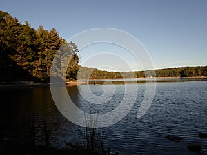 Walden Pond and Walden Pond State Reservation, Concord, Massachusetts, USA