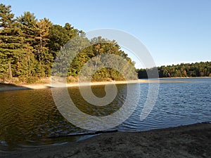 Walden Pond and Walden Pond State Reservation, Concord, Massachusetts, USA