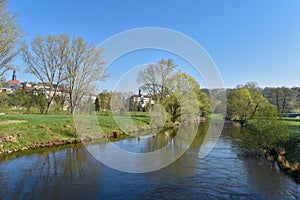 Waldenburg Saxony spring river mulde architecture