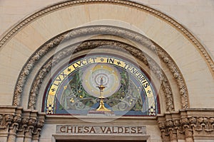 The Valdensian evangelical church in Rome photo