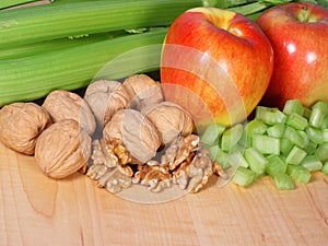 Waldorf salad ingredients