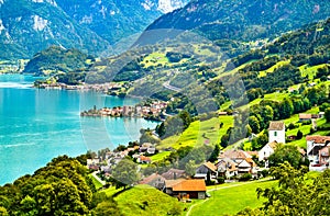 Walensee Lake in Switzerland