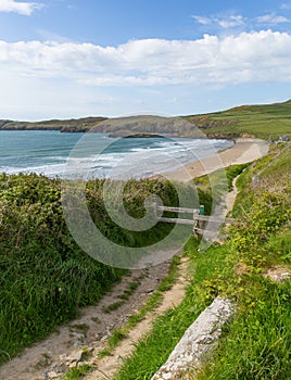 Wales Coast Path Whitesands Bay