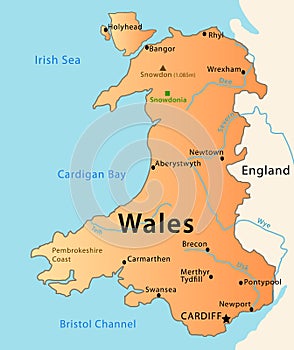 Wales map