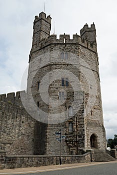 Wales, The old castle. The Eagle tower.