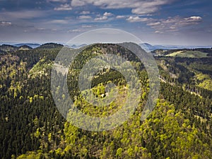 Waligora Mountain in Sudetes