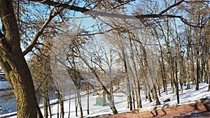 Walk along the embankment of the river Western Dvina