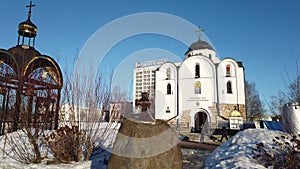 Walk along the embankment of the river Western Dvina