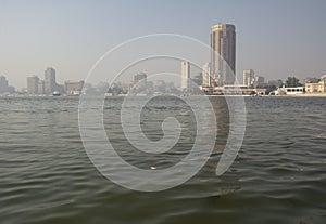 Walk along the Nile River in Cairo, Egypt