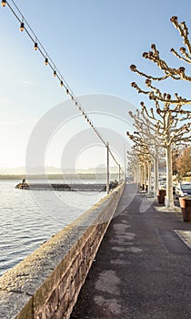 A walk along the shores of Lake Geneva.