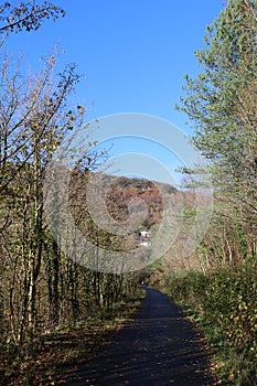 A WALK ALONG THE TAFF TRAIL IN SOUTH WALES UK.