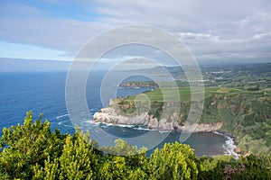 Walk on the Azores archipelago. Discovery of the island of Sao Miguel, Azores