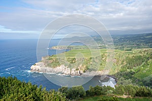 Walk on the Azores archipelago. Discovery of the island of Sao Miguel, Azores