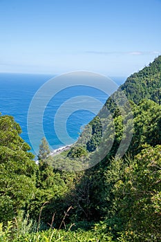 Walk on the Azores archipelago. Discovery of the island of Sao Miguel, Azores