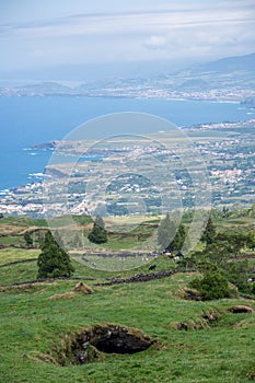 Walk on the Azores archipelago. Discovery of the island of Sao Miguel, Azores