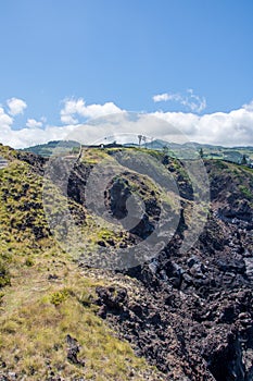 Walk on the Azores archipelago. Discovery of the island of Sao Miguel, Azores