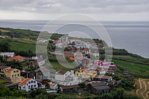 Walk on the Azores archipelago. Discovery of the island of Sao Miguel, Azores.sete citades