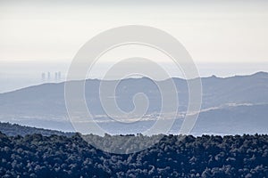 The walk from Cercedilla to the peak of Aguila, Madrid, Spain. photo