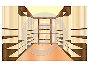 Walk in Closet vector