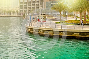 The Walk of Dubai Marina. United Arab Emirates