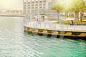 The Walk of Dubai Marina. United Arab Emirates