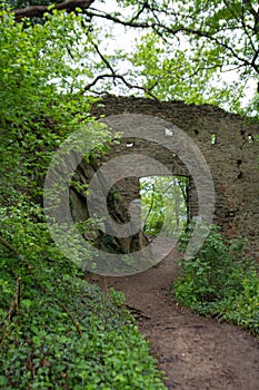 Walk through the DÃ¼rnstein castle ruins