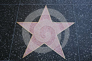 Walk of Fame Blank Star photo