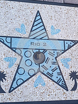 The walk of fame in miami bayside,  rio 2