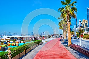 The Walk of JBR Marina Beach, Dubai, UAE