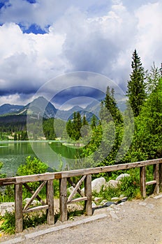 Lake in the mountains