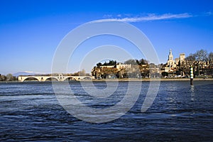 A walk through the Pont d`Avignon