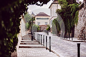 Walk through the streets of Budapest in Hungary, the historic center