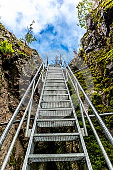 Walk to the viewpoint at Kickelhahn near Ilmenau - Thuringia