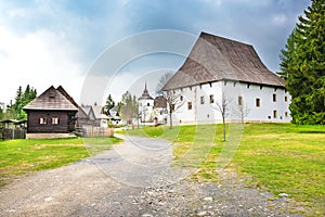 A walk through traditional village Pribylina in Liptov region SLOVAKIA