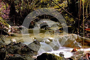 See the smooth waterfall