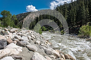 The Walker River, in Alpine County, California, near Walker / Coleville California, on US 395 highway