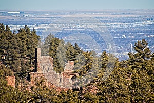 Walker ruins in Mount Falcon Park, Jefferson County, Colorado
