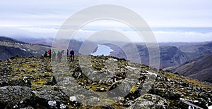 Walkers on Great Gables