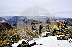 Walkers on Great Gables