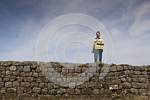 Walking Along Hadrians Wall