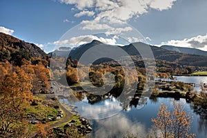 Walking around llanberis