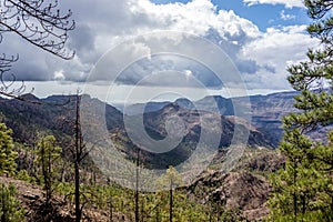 Walking around San Bartolome village on Gran Canaria, Canary Islands, Spain