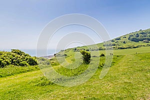 Walking aroundthe hills of Eastbourne, United KIngdom