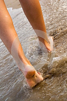 Walking On The Beach