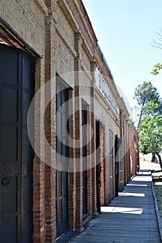 Walking on Boardwalk by Historic Downtown Shasta California