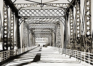 Walking bridge at Grand Rapids