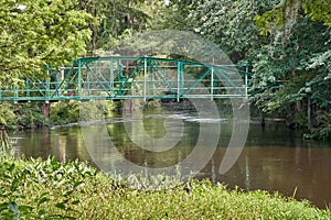 Walking bridge over Edisto River
